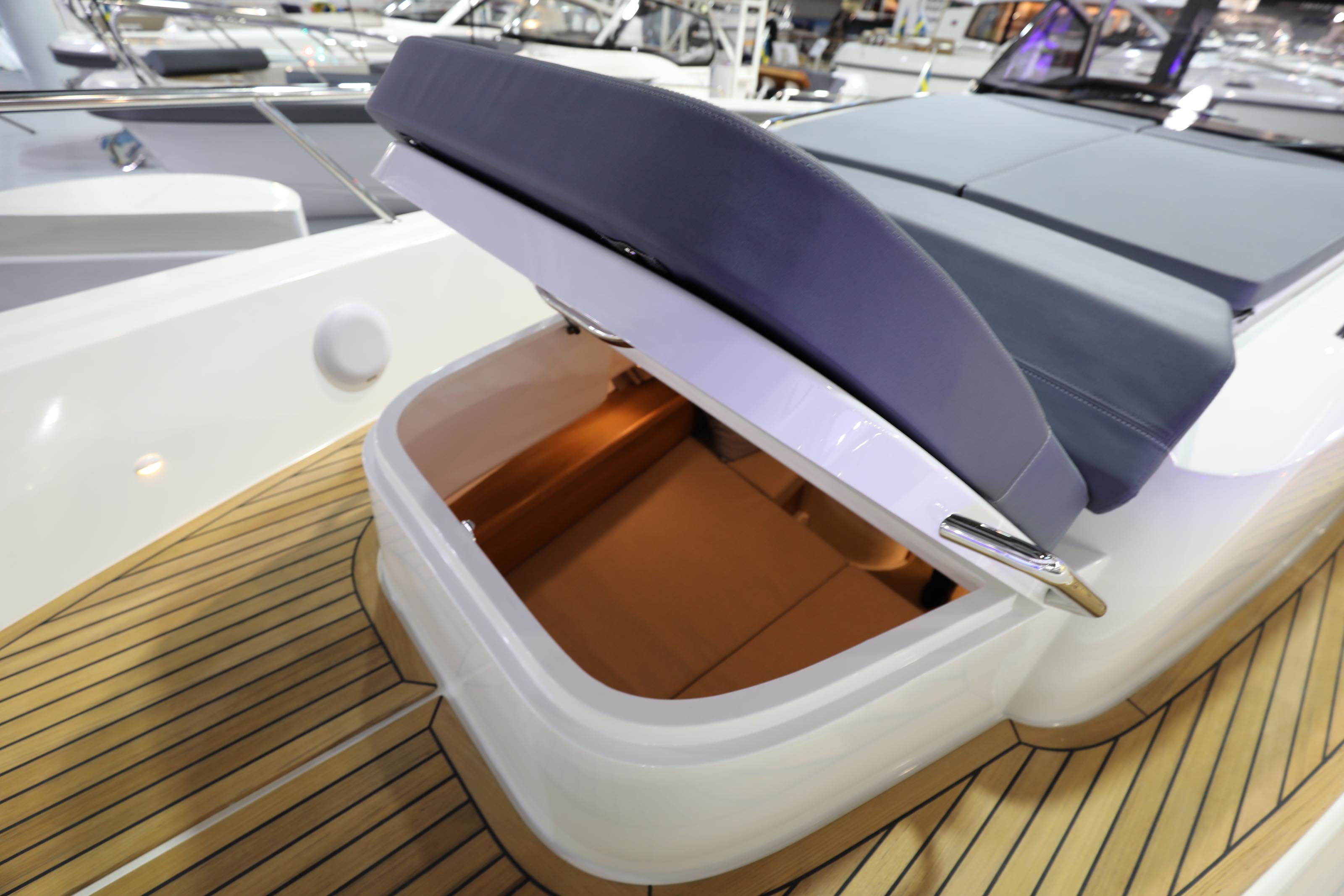 storage space on a nimbus boat
