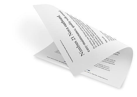 A paper with text